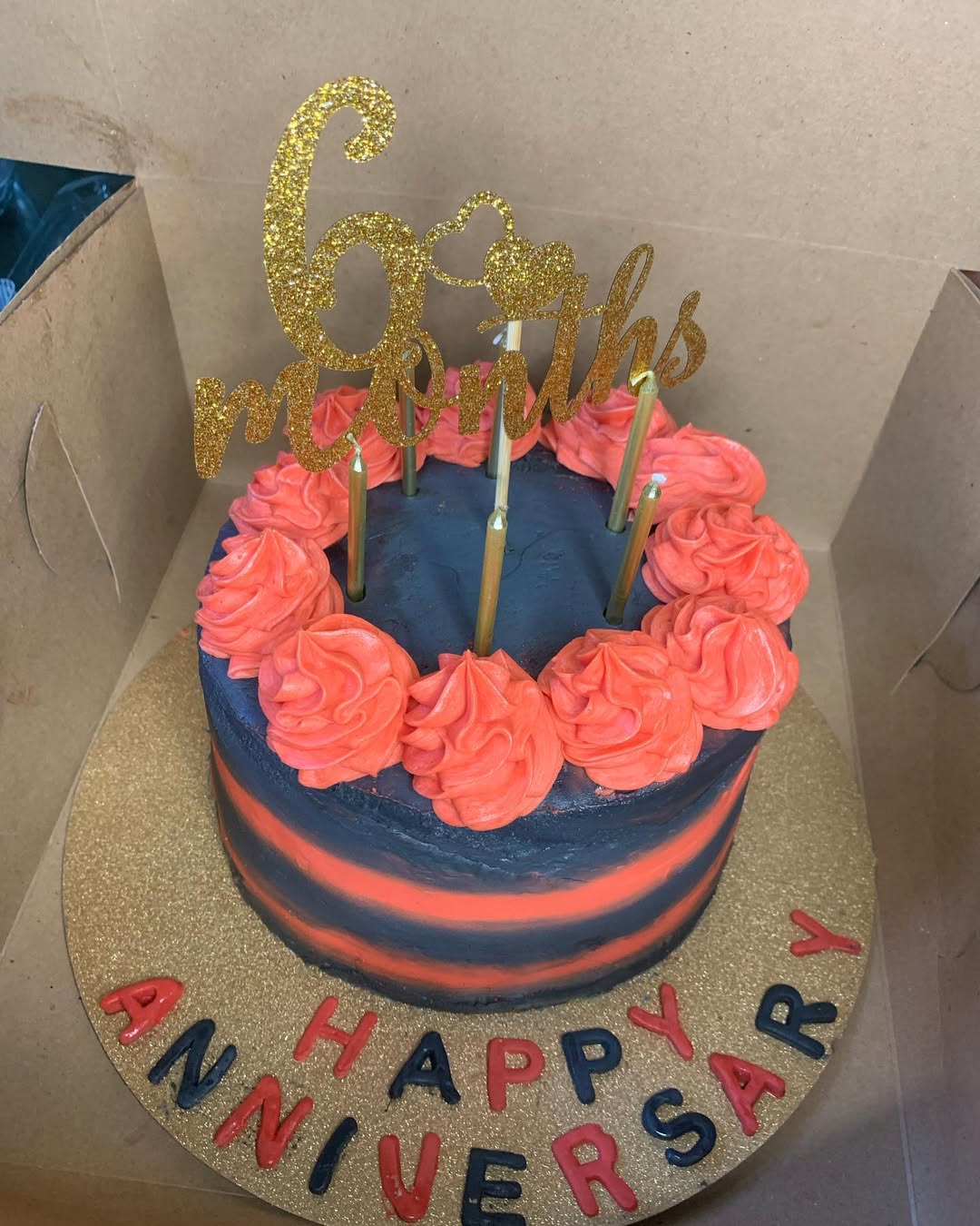 6-Month Anniversary Cake
